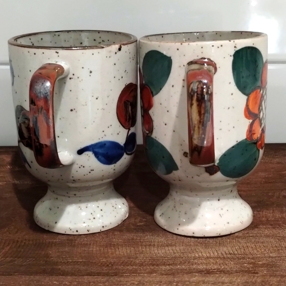 Vintage Otagiri Speckled Stoneware Mugs 2 - Picture 4 of 5
